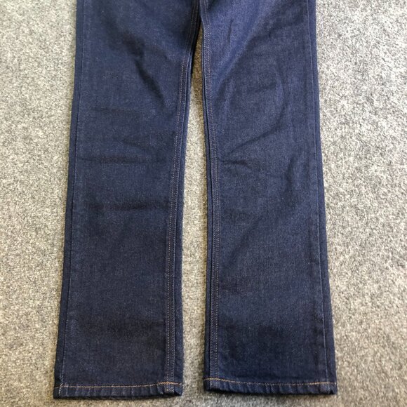 Mott and Bow Boyfriend Jeans Womens 28x32 Blue Denim Dark Wash Stretch Casual - Picture 2 of 11